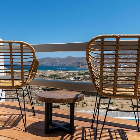 Mykonos Ag Villas In Ftelia Beach Bagian luar foto