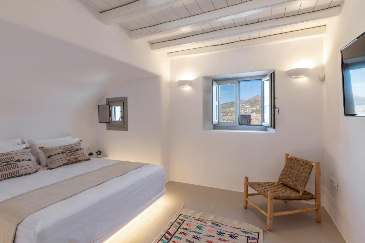 Mykonos Ag Villas In Ftelia Beach Bagian luar foto